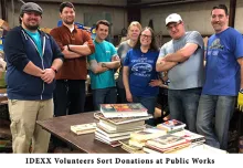 Photograph of IDEXX volunteers